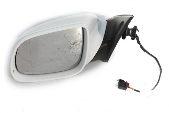 AUDI Q5 LUSTERKO ZEWNETRZNE DRZWI LEWE 6 pin pinów kabli przewodów 8R Kolor: LY9C - biel ibisa 8R1857409F 8R1857409 8R1857409