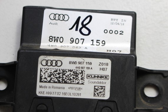 AUDI A4 A5 MODUŁ STEROWNIK 8W0907159 8W0907159E dźwięku silnika materiałowego 8W0907159 8W0907159 8W0907159 8W0907159 4H0907159A