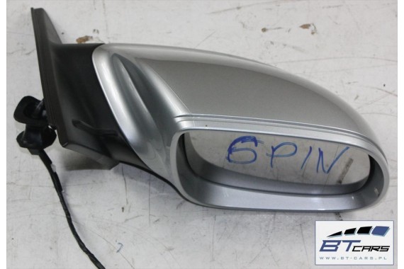 AUDI Q5 LUSTERKO DRZWI PRAWE 6 pin 8R zewnętrzne pinów kabli przewodów 6pin srebne 8R1857410 8R1 857 410 8R1857410F 8R1857410