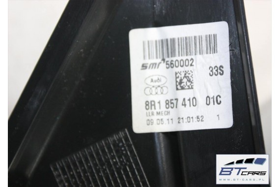 AUDI Q5 LUSTERKO DRZWI PRAWE 6 pin 8R zewnętrzne pinów kabli przewodów 6pin srebne 8R1857410 8R1 857 410 8R1857410F 8R1857410