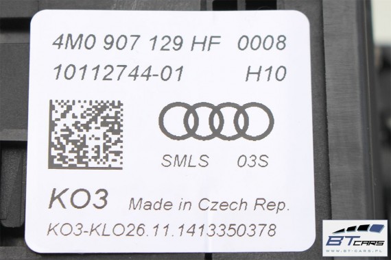 AUDI A4 MANETKI + TAŚMA AIR BAG 4M0907129HF 4M0 907 129 HF przełącznik przełączniki kierownicy + moduł manetka 8W 4M0907129LT