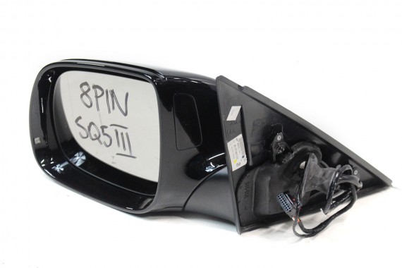 AUDI Q5 LUSTERKO DRZWI LEWE 6+2 pin 8R zewnętrzne pinów kabli przewodów 8pin 8R1857409F 8R1 857 409 czarne 8R1857409 8R1857409F