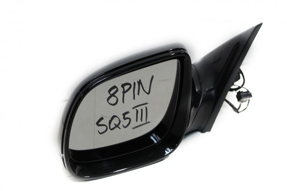 AUDI Q5 LUSTERKO DRZWI LEWE 6+2 pin 8R zewnętrzne pinów kabli przewodów 8pin 8R1857409F 8R1 857 409 czarne 8R1857409 8R1857409F