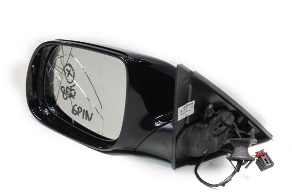 AUDI Q5 LUSTERKO DRZWI LEWE 6 pin 8R zewnętrzne pinów kabli przewodów 6pin 8R1857409C 8R1 857 409 czarne 8R1857409 8R1857409J