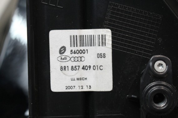 AUDI Q5 LUSTERKO DRZWI LEWE 6 pin 8R zewnętrzne pinów kabli przewodów 6pin 8R1857409C 8R1 857 409 czarne 8R1857409 8R1857409J