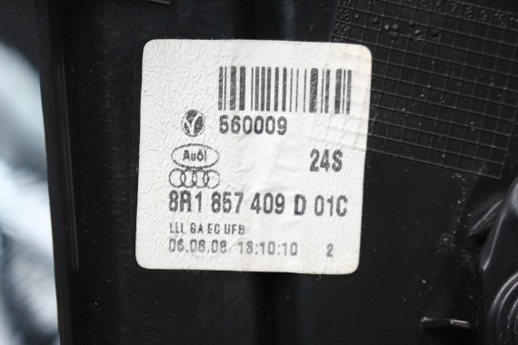 AUDI Q5 LUSTERKO DRZWI LEWE 11 pin 8R zewnętrzne pinów kabli przewodów 11pin 8R1857409D czarne LZ9Z foto 8R1857409K 8R1857409D