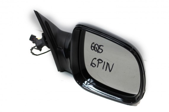 AUDI Q5 LUSTERKO DRZWI PRAWE 6 pin 8R zewnętrzne pinów kabli przewodów 6pin 8R1857410 8R1 857 410 czarne 8R1857410 8R1857410F