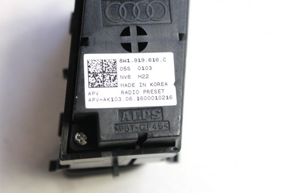 AUDI A4 A5 Q5 PANEL 8W1919616C Z PRZYCISKAMI PRZYCISKI 8W1 919 616 C PRZYCISK 8W1919616C 8W1919616B 8W1919616D 8W1919616C