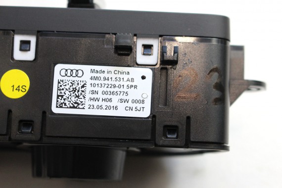 AUDI A4 A5 Q5 Q7 PRZEŁĄCZNIK WŁĄCZNIK ŚWIATEŁ 4M0941531AB 4M0941531J 4M0941531P 4M0 941 531 AB 4M0941531AB 4M0941531J 4M0941531P