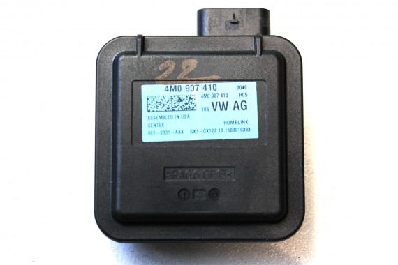 AUDI A4 Q7 TT MODUŁ STEROWNIK BRAMY GARAŻU 4M0907410 4M0 907 410 otwierania bramy garażowej 4M 4M0907410 4M0907410B 4M0907410