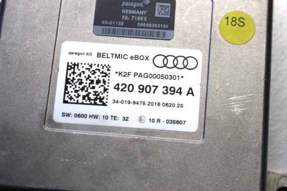 AUDI A5 TT MODUŁ 420907394A 420907394B STEROWNIK MIKROFONU W PASACH 420 907 394 A 8S 8W 2015- 420907394A 420907394B 420907394A