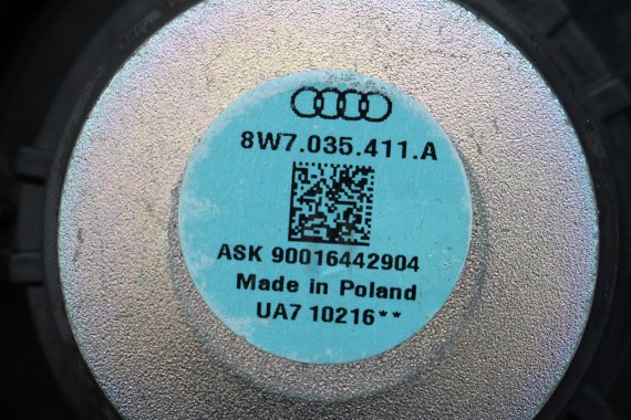 AUDI A5 CABRIO F5 8W GŁOŚNIKI + WZMACNIACZ BANG 8W0035465 8W0035416D 8W0035303 8W0035399A 8W7035411A 8W5035297 8W7035381A ZESTAW
