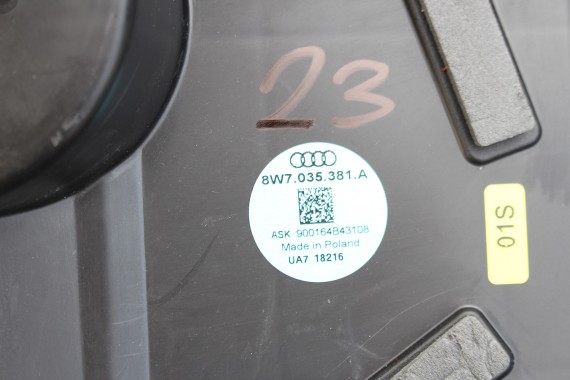 AUDI A5 CABRIO F5 8W GŁOŚNIKI + WZMACNIACZ BANG 8W0035465 8W0035416D 8W0035303 8W0035399A 8W7035411A 8W5035297 8W7035381A ZESTAW
