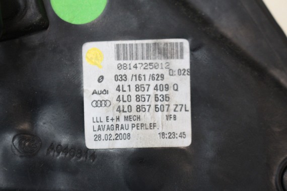 AUDI Q7 LUSTERKO DRZWI LEWE 8 pin LZ7L 4L zewnętrzne pinów kabli 8pin przewodów 4L0 4L1857409Q 1R 	LZ7L Lavagrau perlefekt Szary
