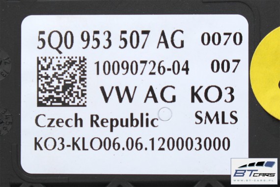 VW GOLF MANETKI MANETKA 5Q0953507AG 5Q0953513AJ przełącznik przełączniki kierownicy 5Q0 953 507 AG 5Q0 953 513 AJ ASYSTENT PASA