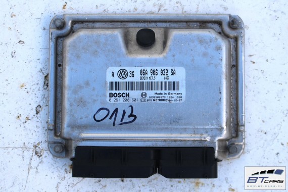 VW BORA GOLF 4 IV MODUŁ STEROWNIK KOMPUTER SILNIKA 06A906032SA 2.0 AZJ BENZYNOWEGO 06A 906 032 SA BENZYNA 1J 06A906032SA