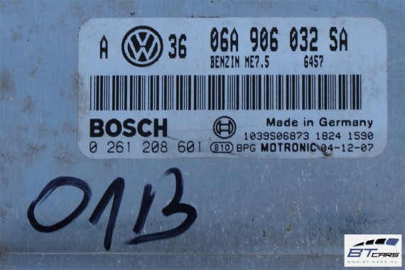 VW BORA GOLF 4 IV MODUŁ STEROWNIK KOMPUTER SILNIKA 06A906032SA 2.0 AZJ BENZYNOWEGO 06A 906 032 SA BENZYNA 1J 06A906032SA