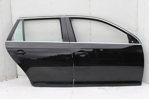 VW GOLF 6 VI KOMBI DRZWI PRAWE PRZÓD + TYŁ STRONA PRAWA przednie + tylne 2 sztuki 1K 5K Kolor: czarny czarne 1K9 5K9