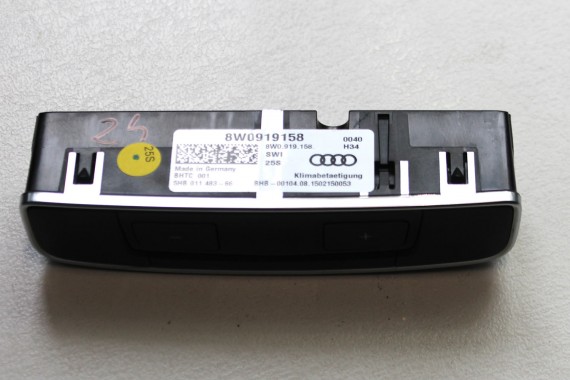 AUDI A4 A5 Q5 Q7 PANEL KLIMATYZACJI TYŁ 8W0919158 moduł sterownik nawiewu klimy tylny  8W0 919 158