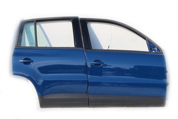 VW TIGUAN FL LIFT DRZWI PRAWE PRZÓD + TYŁ STRONA PRAWA przednie + tylne 2 sztuki 5N Kolor: LA5H - niebieski (deep ocean blue)