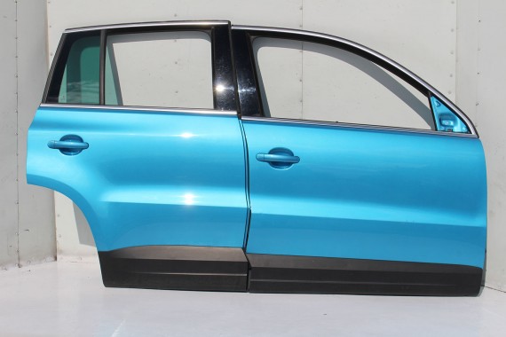 VW TIGUAN DRZWI PRAWE PRZÓD + TYŁ STRONA PRAWA przednie + tylne 2 sztuki 5N