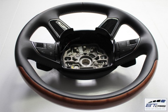 AUDI A8 KIEROWNICA + GAŁKA BIEGÓW 4H0419091AD 4H D4 4H0419091N 4H1713139 gałka zmiany biegów drewno FIN - czarny 4H0419091AD