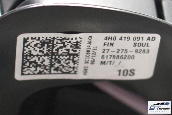 AUDI A8 KIEROWNICA + GAŁKA BIEGÓW 4H0419091AD 4H D4 4H0419091N 4H1713139 gałka zmiany biegów drewno FIN - czarny 4H0419091AD