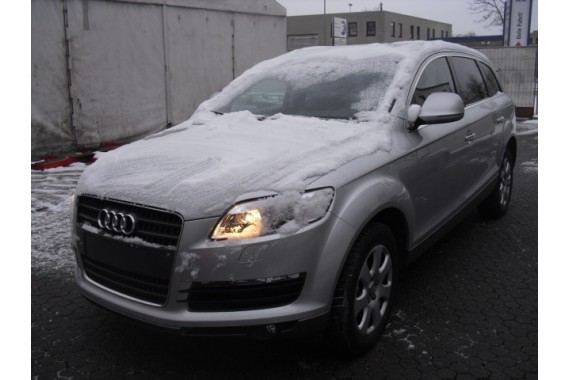 AUDI Q7 PRZÓD maska błotniki zderzak pas przedni lampy wzmocnienie błotnik lampa xenon  Kolor: LX7W Lodowo srebrny 4L KOMPLETNY