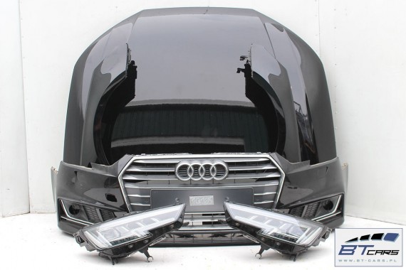 AUDI A4 8W PRZÓD S-LINE Matrix maska zderzak błotnik pas przedni lampy wzmocnienie 8W LY9B brylantowy czarny 8W0941035 8W0941036
