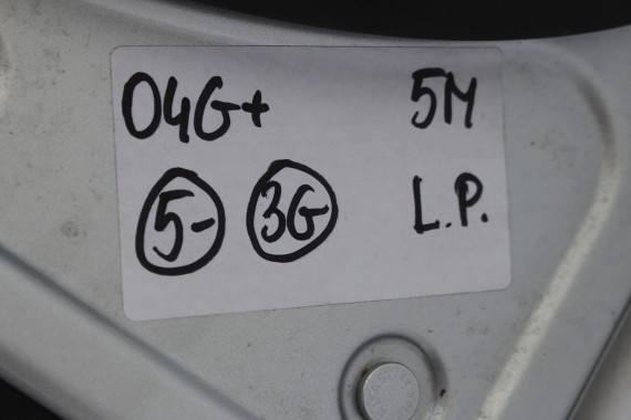 VW GOLF 5 6 VI PLUS DRZWI LEWE PRZÓD + TYŁ STRONA LEWA przednie + tylne 2 sztuki 5M 5M0 srebrne srebrny