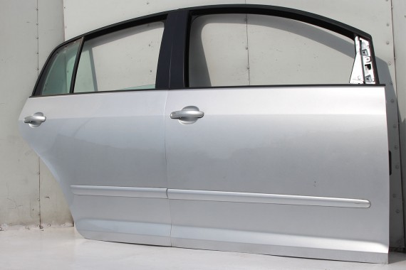VW GOLF 5 6 VI PLUS DRZWI PRAWE PRZÓD + TYŁ STRONA PRAWA przednie + tylne 2 sztuki 5M 5M0  srebrne srebrny