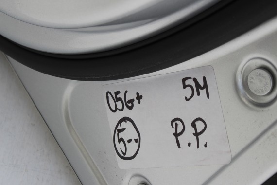 VW GOLF 5 6 VI PLUS DRZWI PRAWE PRZÓD + TYŁ STRONA PRAWA przednie + tylne 2 sztuki 5M 5M0  srebrne srebrny