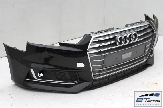 AUDI A4 8W PRZÓD S-LINE Matrix maska zderzak błotnik pas przedni lampy wzmocnienie 8W LY9B brylantowy czarny 8W0941035 8W0941036