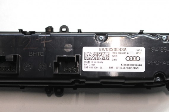 AUDI A4 A5 Q5 PANEL KLIMATYZACJI 8W0820043A 8W0820043M 8W0820043Q 8W0820043AM moduł sterownik nawiewu klimy 8W0 820 043 Q 8W 80A