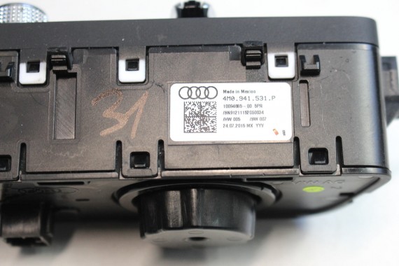 AUDI A4 A5 Q5 Q7 PRZEŁĄCZNIK WŁĄCZNIK ŚWIATEŁ 4M0941531P 4M0941531J 4M0941531AB 4M0 941 531 P 4M0941531P 4M0941531J 4M0941531AB