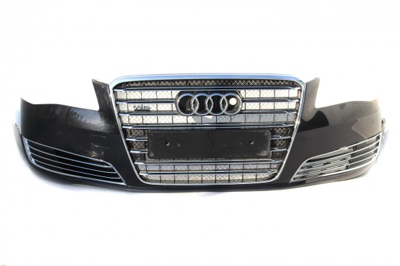 AUDI A8 W12 PRZÓD maska błotniki zderzak pas przedni wzmocnienie błotnik 4H D4 2010-2014 lampy xenon Led