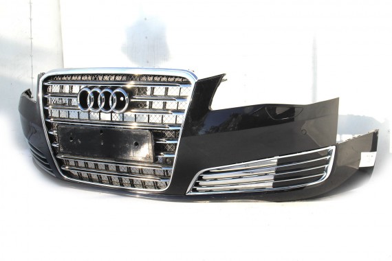 AUDI A8 W12 PRZÓD maska błotniki zderzak pas przedni wzmocnienie błotnik 4H D4 2010-2014 lampy xenon Led
