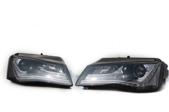 AUDI A8 W12 PRZÓD maska błotniki zderzak pas przedni wzmocnienie błotnik 4H D4 2010-2014 lampy xenon Led