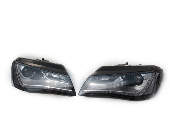 AUDI A8 W12 PRZÓD maska błotniki zderzak pas przedni wzmocnienie błotnik 4H D4 2010-2014 lampy xenon Led
