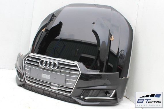 AUDI A4 PRZÓD S-LINE maska błotnik zderzak pas przedni wzmocnienie 8W Kolor LY9B czarny 8W0821105 8W0821106 8W0823029 8W0807611