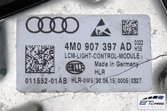 AUDI A4 PRZÓD S-LINE maska błotnik zderzak pas przedni wzmocnienie 8W Kolor LY9B czarny 8W0821105 8W0821106 8W0823029 8W0807611