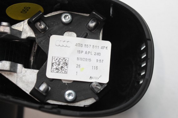 AUDI A4 A5 Q5 Q7 Q8 LUSTERKO 4M0857511 WEWNĘTRZNE 4M0 857 511 4PK - czarny wsteczne 8W 80A 4M 4M8 4M0857511 4M0857511 4M0857511K
