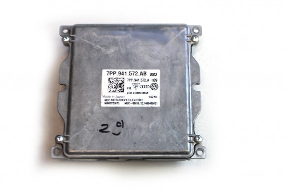 VW AUDI A4 A5 Q7 STEROWNIK LAMPY MODUŁ ŚWIATEŁ 7PP941572AB STEROWANIE ŚWIATŁAMI 7PP 941 572 AB 7PP941572AB 7PP941572AB 7PP941572