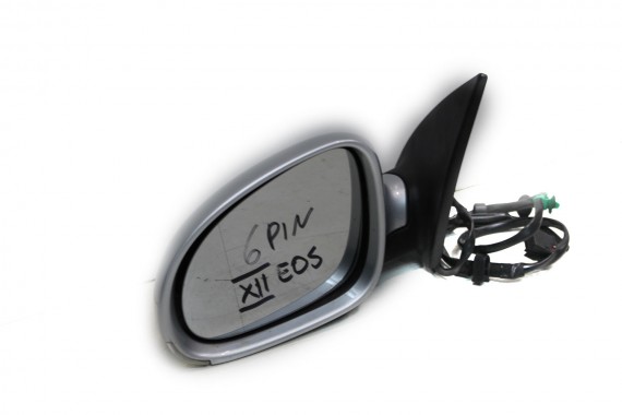 VW EOS LUSTERKO DRZWI ZEWNĘTRZNE LEWE 6pin pinów kabli przewodów 6 PIN 1Q srebrny