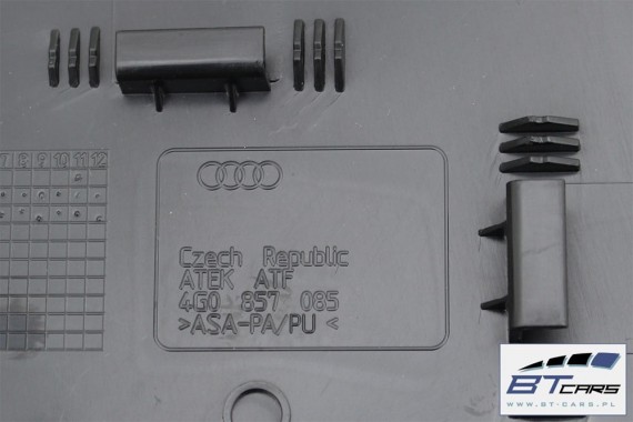 AUDI A6 WYKOŃCZENIE ZAŚLEPKA KONSOLI 4G0857085 4G0857086 4G0 857 085 boczna osłona boku 4PK czarny 4G0857085 4G0857086 4G0857085