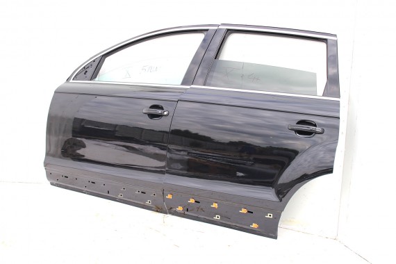 AUDI Q7 DRZWI LEWE PRZÓD + TYŁ STRONA LEWA przednie + tylne 2 sztuki 4L Kolor: LZ9Y - czarny phantom czarne 4L0831051 4L0833051