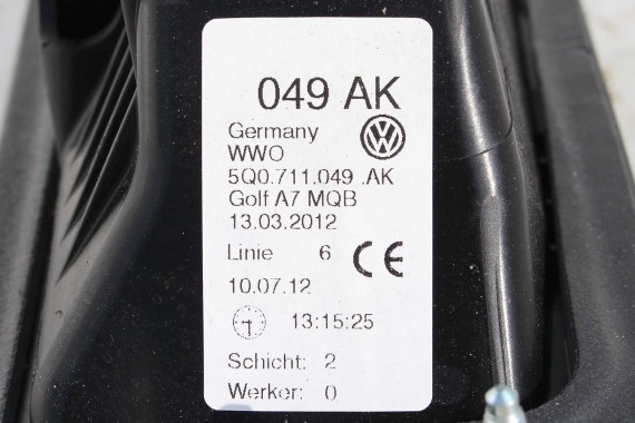 VW GOLF 7 AUDI A3 WYBIERAK SKRZYNI BIEGÓW 5Q0711049AK 5Q0711265R 5Q0711266C lewarek linki cięgna 5Q0 711 049 AK 265 R 266 C