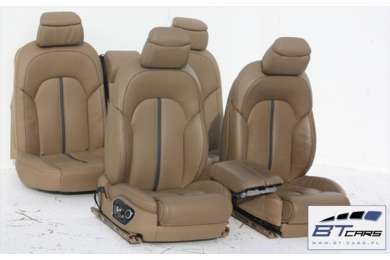 AUDI A8 LONG FOTELE KOMPLET FOTELI siedzeń siedzenia tapicerka 4H D4 wentylowane masaże wersja DESIGN SELECTION + BOCZKI DRZWI