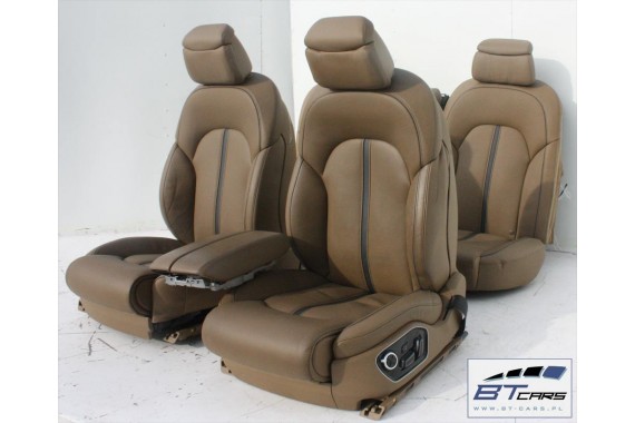 AUDI A8 LONG FOTELE KOMPLET FOTELI siedzeń siedzenia tapicerka 4H D4 wentylowane masaże wersja DESIGN SELECTION + BOCZKI DRZWI