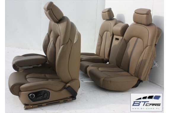 AUDI A8 LONG FOTELE KOMPLET FOTELI siedzeń siedzenia tapicerka 4H D4 wentylowane masaże wersja DESIGN SELECTION + BOCZKI DRZWI